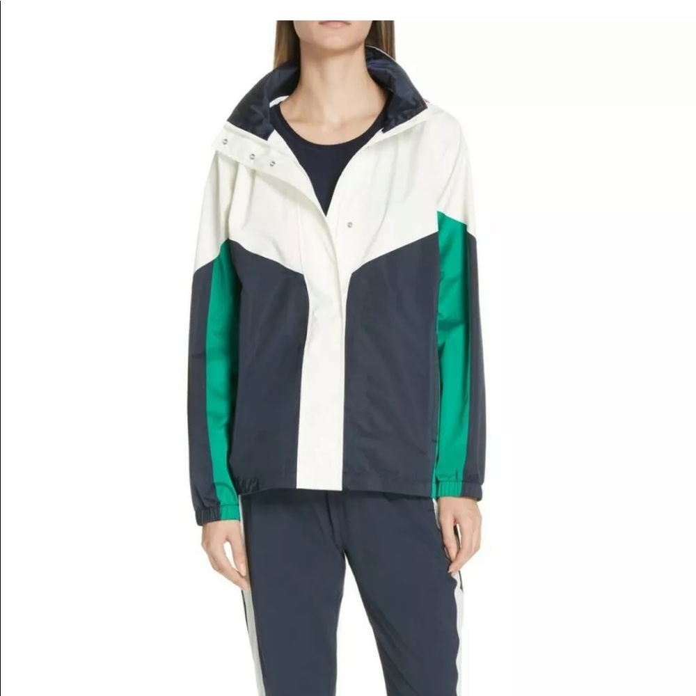 Tory Burch Sport Performance Color Block Running Jacket